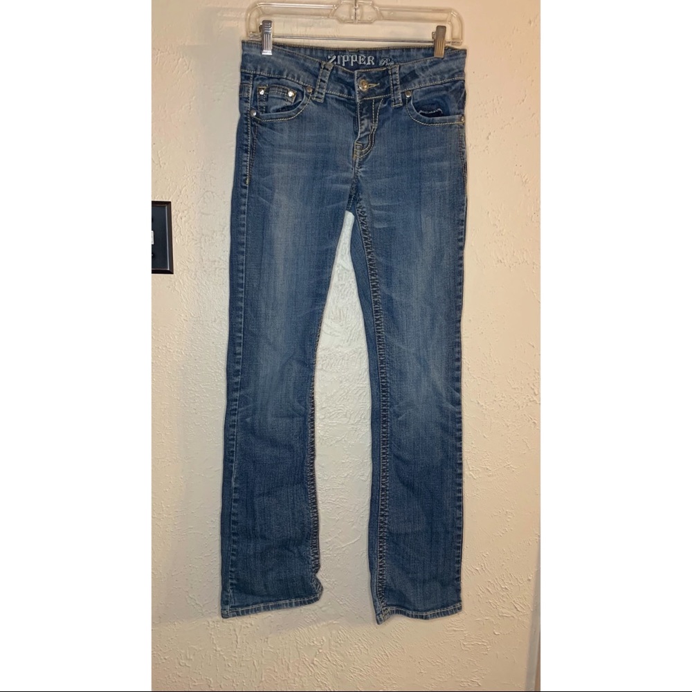 Zipper Premium Bootcut Jeans